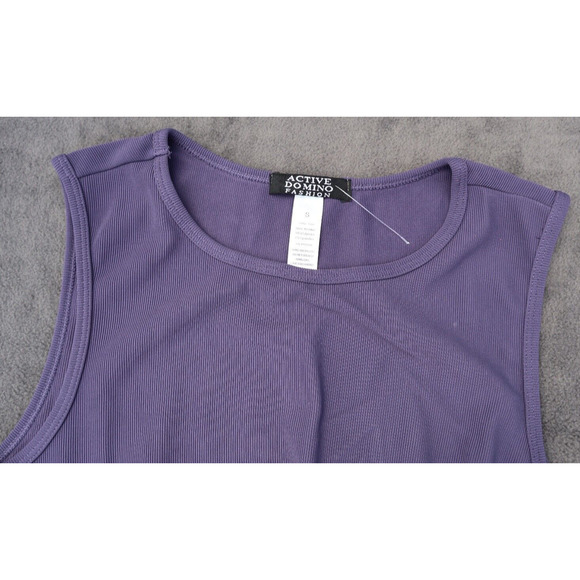 Active Domino Fashion Purple Sports Top Size Small New - Picture 2 of 8